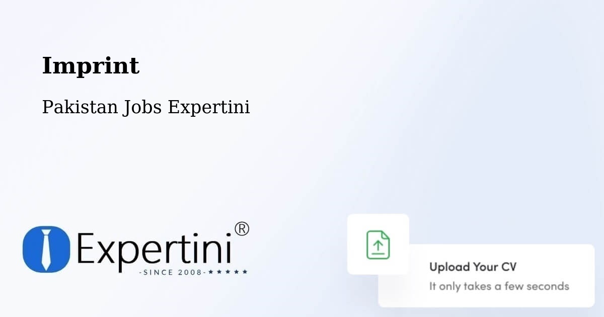 Imprint – Mach - Pakistan Jobs Expertini